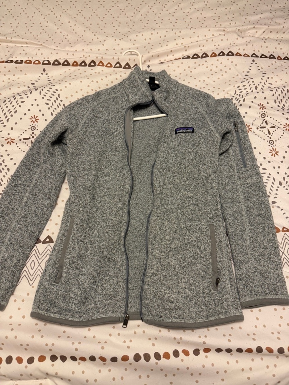 Patagonia Women's Heather Gray Full-Zip Utility Jacket